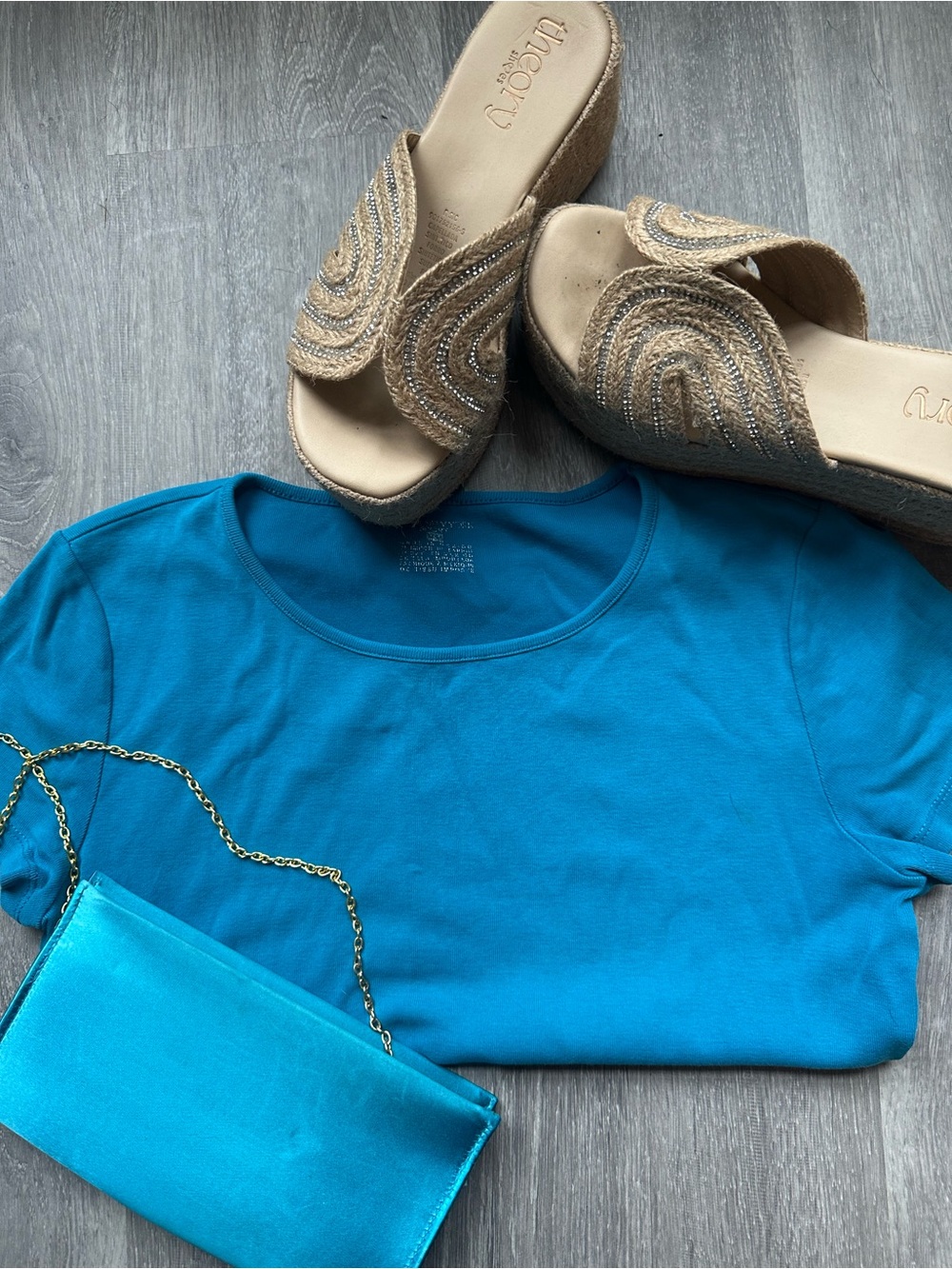Women’s Cotton Tee Blue